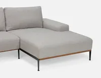 PRESTON left-facing sectional sofa