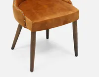 NADINE velvet dining chair