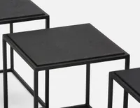 SILHOU set of square nesting tables