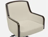 AUSTIN curved wood office chair