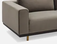 BOWEN velvet 3-seater sofa
