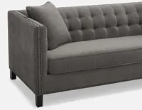 WESLEY tufted 3-seater sofa