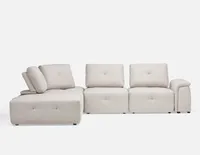 KAMEO modular sectional sofa with movable backrests