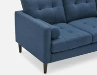 GRADY tufted 3-seater sofa