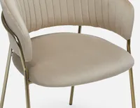 SHARON velvet dining armchair