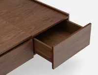 EVO walnut veneer lift-top storage coffee table 120 cm