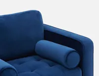 KINSEY velvet armchair