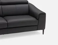 SULI right-facing sectional sofa with adjustable headrests