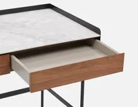 MARTIN desk with ceramic top (width: 100 cm)