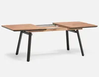 ZENGA oak veneer extendable dining table 190 cm to 240 cm