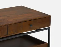 LAIRD mango wood coffee table 130 cm