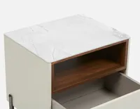 VINCE nightstand with ceramic top