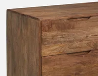 CARMELO mango wood 6-drawer dresser