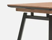 ZENGA oak veneer extendable dining table 190 cm to 240 cm