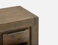 HAMBURG acacia wood nightstand