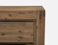 HAMBURG acacia wood 6-drawer dresser