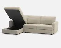 WESTON left-facing sectional sofa with storage