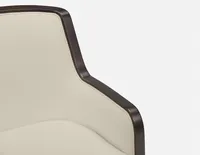 AUSTIN curved wood office chair