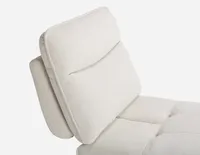 SIMON accent chair with adjustable backrest