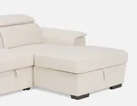 ODETTE sectional sofa-bed with storage