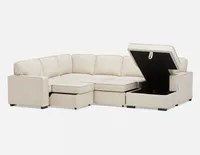 CHARLOTTE modular sectional sofa-bed with storage