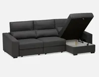 SINTRA interchangeable sectional sofa-bed with storage