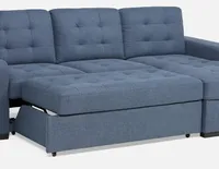 CAROLE right-facing sectional sofa-bed with storage