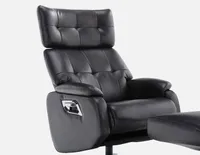 TYSON reclining armchair with ottoman