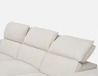 ODETTE left-facing sectional sofa-bed with storage