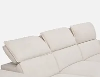 ODETTE sectional sofa-bed with storage