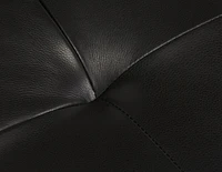 ANGKOR left-facing leather sectional sofa