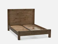 HAMBURG acacia wood king bed