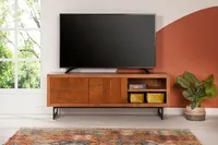 LYON acacia wood media unit