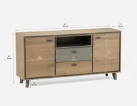 ANJOU acacia wood sideboard 160 cm