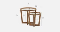 RIDGE set of 2 nesting tables