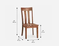 LEGNA solid acacia wood dining chair