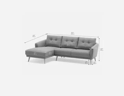 GIBSON sectional sofa right