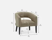 MELVIN upholstered armchair