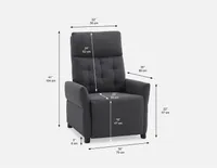 RONALDO reclining armchair