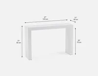 ELLE lacquered console table 120 cm