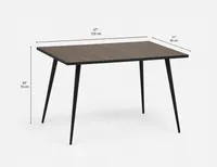 SELENA square dining table 80 cm