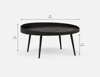 SILHOU round coffee table 74cm diam.