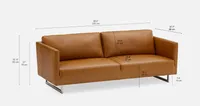 ABLON 100% leather sofa