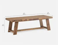 TYRNAVOS recycled timber dining table 260 cm