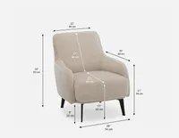 CLOE velvet armchair