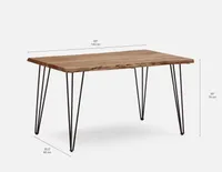 RENO solid acacia wood dining table 240 cm