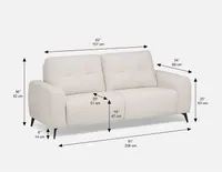 JARED 3-seater sofa