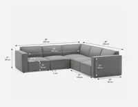 RYLAN modular sectional sofa