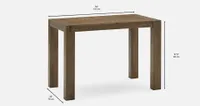 HAMBURG solid acacia wood bar table 137 cm