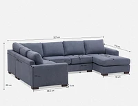 MONROE sectional sofa